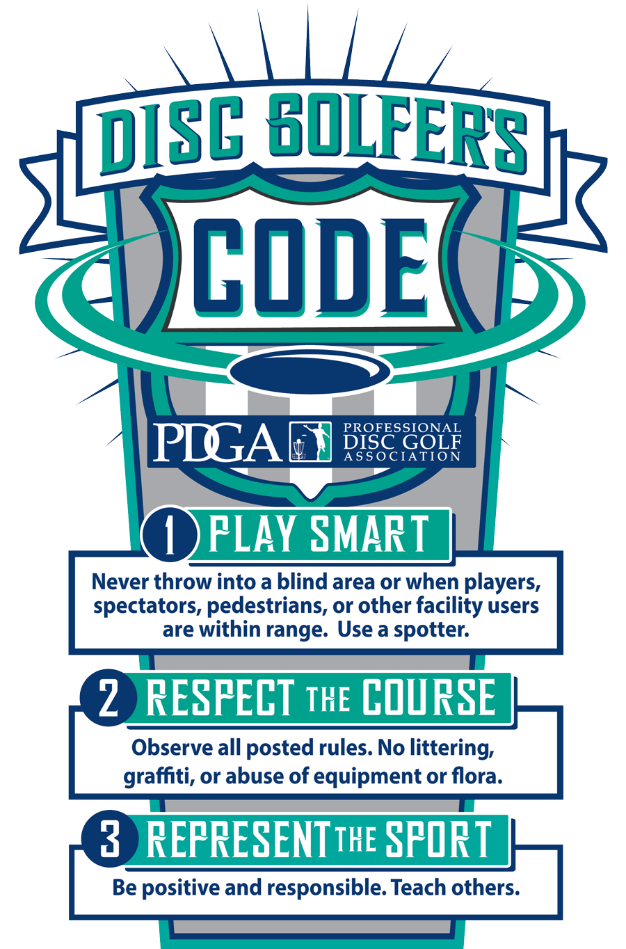 disc golf code