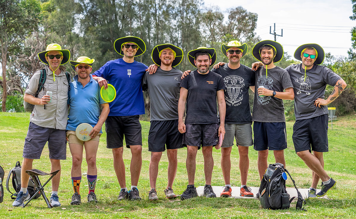 After 80 holes of disc golf, the crew are looking refreshed and ready to head out for the final 20.