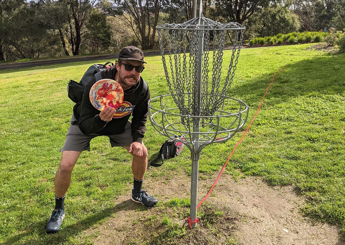 Disc Golf hole in one