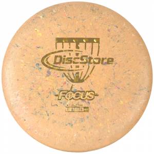 Discstore Focus mustard with gold stamp