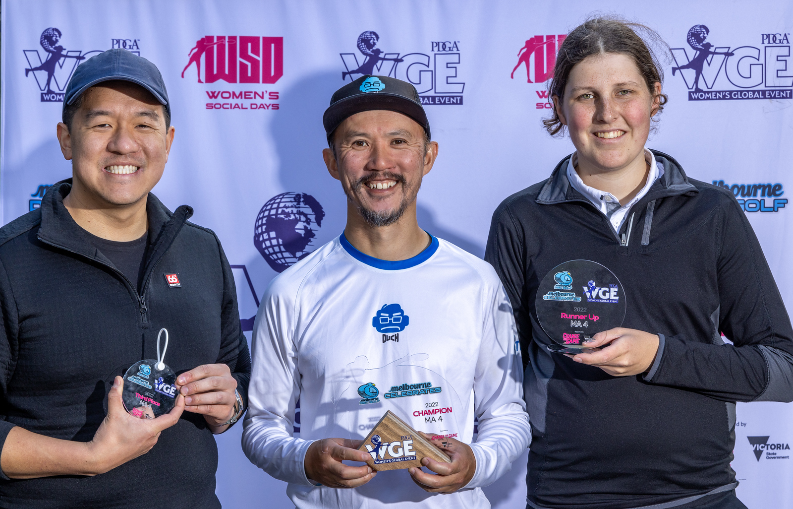 MA 4 - Martin Goh 3rd, Chris Khoo 1st, Kyle Herbertson Runner UP-X3